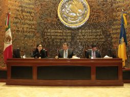 Imagen de la sesión del Pleno del Congreso del Estado. ESPECIAL /