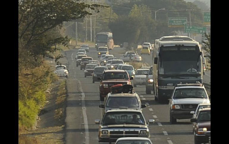 La circulación se reporta lenta debido al accidente registrado. ARCHIVO /