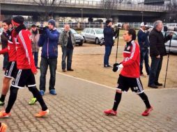 Guardado tendría sus primeros minutos en la Bundesliga en esta semana. Twitter: @bayer04fussball. ESPECIAL /