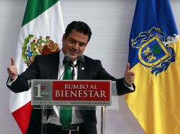 El jefe del Ejecutivo dividió su informe en seis ejes.  /