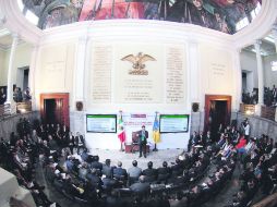 El gobernador del Estado y su gabinete comparecieron ante representantes sobre sus labores en el primer año de la Administración. ESPECIAL /