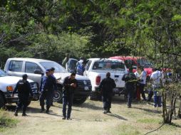 La fosa se localiza en un paraje del rancho Tres Coronas en el municipio de Tingüindín. ARCHIVO /