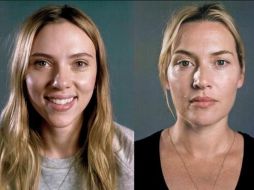 Las celebridades aparecen sin maquillaje, fotografiadas con una cámara Polaroid. ESPECIAL /