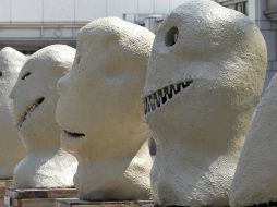 Arte de Ugo Rondinone titulado 'Moonrise east march'. La obra del suizo estará presente en la exposición. ARCHIVO /