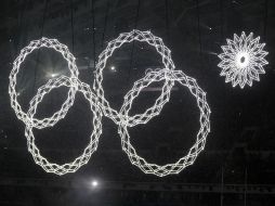 Esta fue la mala pasada que la tecnología le jugó a los organizadores del evento. AP /