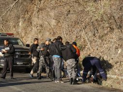 El cuerpo lo encontraron elementos de la Comisaría de Seguridad Pública del Estado.  /