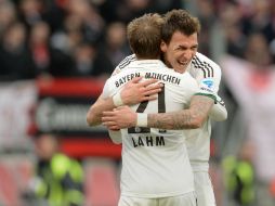 Los punteros del campeonato abrieron la cuenta con un gol de Mario Mandzukic a los 18 minutos. AFP /