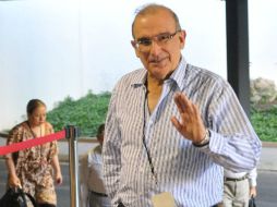 El ex presidente colombiano Humberto de la Calle, llega al Palacio de Convenciones de La Habana, donde continúan los diálogos de Paz. EFE /