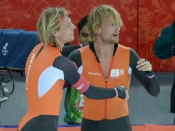 Los gemelos son al segunda pareja en la historia en obtener medalla en la misma competencia. AP /