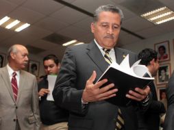 Zamora se mostró tranquilo durante la comparecencia.  /