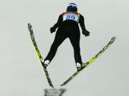 Carina hace historia en este deporte en la nieve de Sochi, Rusia. AP /