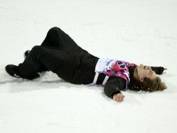 'Ipod' hizo un recorrido casi perfecto y se coronó en los Olímpicos de Invierno. AFP /