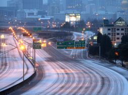 La tormenta empezó a golpear desde las primeras horas de este miércoles el estado de Georgia, al sureste de EU. AP /