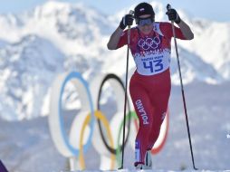 Ni siquiera las molestias en su pie frenaron a Justyna Kowalczyk para llevarse la competencia. AP /
