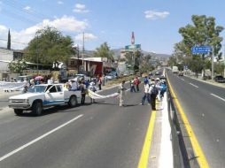 Manifestantes advierten que si sus demandas no son atendidas podrían iniciar acciones drásticas. TOMADA DE @SSPYPC  /