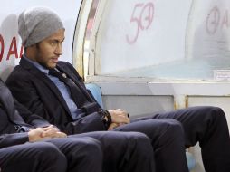 El delatero brasileño antes del encuentro correspondiente a la semifinal de la Copa del Rey. ARCHIVO /