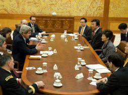 John Kerry insta al Norte a no usar los ejercicios militares como excusa para evitar el reencuentro familiar. AFP /