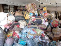 La ayuda humanitaria fue encontrada en el patio del DIF de la entidad. ARCHIVO /