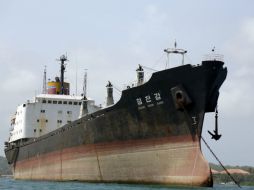 El barco norcoreano Chong Chon Gang, tripulado con 32 marinos AP /