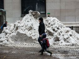 Una racha de fuertes nevadas podría golpear las regiones más altas el noroeste. AFP /