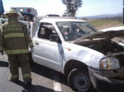 Al lugar acudieron elementos de la Unidad Estatal de Protección Civil y Bomberos de Jalisco. ESPECIAL /