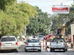 Se prevé que los trabajos duren cuatro semanas aproximadamente. ESPECIAL /