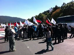 Los profesores tenían planeado manifestarse en contra de la Reforma Educativa en la Cumbre de Líderes de América del Norte. NTX /