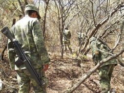 La fosa fue encontrada el 9 de febrero por la PGR en coordinación con el Ejército. ARCHIVO /