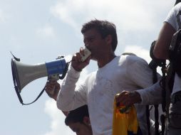 Leopoldo López se entregó a las autoridades luego de que emitieran una orden de detención en su contra. NTX /