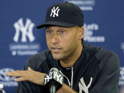 Derek conmovió a sus compañeros en la primer rueda de prensa luego de anunciar su salida de Grandes Ligas. AP /