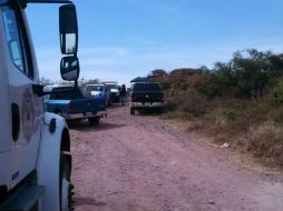 Las fosas clandestinas están ubicadas a un costado de un camino de terracería.  /
