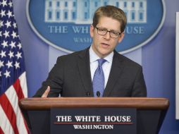 El vocero presidencial Jay Carney indicó que la administración de Obama recibió con beneplácito el acuerdo alcanzado en Ucrania. AP /