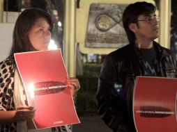 El movimiento Prensa No Dispares exige justicia por el asesinato del periodista Gregorio Jiménez, ocurrido en Veracruz. ARCHIVO /
