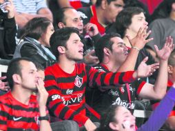 Los seguidores del Atlas aún no gozan de un triunfo como local de su equipo en este Clausura 2014 de la Liga MX.  /