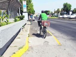 La ciclovía de Federalismo, una de las pocas habilitadas en la ciudad  /