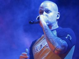 René Pérez durante el concierto en San Juan, antes de empezar su gira  latinoamericana 'MultiViral'. EFE /