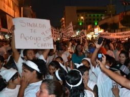 Las marchas en apoyo al ''Chapo'' generan reacciones entre funcionarios y políticos mexicanos. EFE /