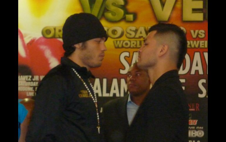 Ambos boxeadores marcaron 76 kilogramos. ARCHIVO /