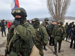 ''Esto es en realidad, una declaración de guerra a mi país'', afirma el primer ministro sobre la presencia del Ejército ruso en Crimea. AFP /