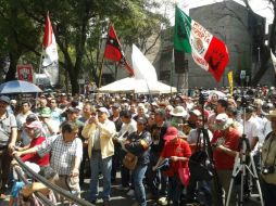 La manifestación provoca afectaciones viales en tres importantes avenidas de la ciudad. TOMADA DE @sme1914  /
