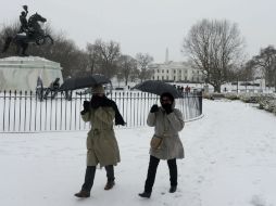 Nueva tormenta invernal semiparaliza capital de EU EFE /