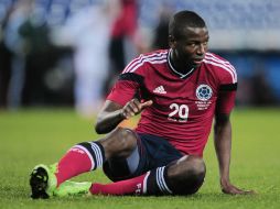 Macnelly Torres se lamenta una de las fallas de su equipo durante el encuentro. AP /