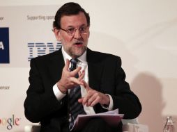 El mandatario participó este sábado en la clausura del 14 Congreso del gobernante Partido Popular (PP) en el País Vasco. ARCHIVO /