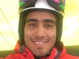 Fotografía extraida de la cuenta de Twitter de @Arlyvelasquez, tomada momentos antes de comenzar la prueba de esquí. ESPECIAL /