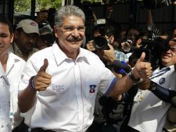 Norman Quijano indica que no permitirá fraudes 'al estilo chavista o Maduro como Venezuela'. EFE /