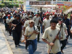 Los policías comunitarios serán capacitados hasta ser reconocidos por la CRAC y se les entregue uniformes y armas. ARCHIVO /