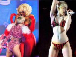 El fin de semana se difundieron fotos de Miley Cyrus donde aparece con un juguete sexual llamado 'La mano de Adonis'. ESPECIAL /
