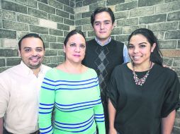 Elegidos. Francisco Ruiz Izaguirre, Verónica Romero Pérez, Bernardo Acosta Oliver y Dalila Salcedo Frías, ganadores del Reto Zapopan.  /