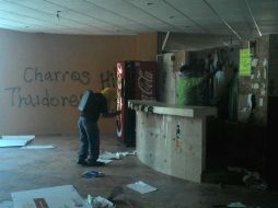 Profesores de la CETEG saquean oficinas sindicales y rompen cristales del edificio. TOMADA DE @JESIKTORRES  /