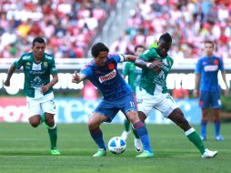 León dominó gran parte del cotejo, pero sin idea aunado a la falta de puntería, se quedó corto.  /